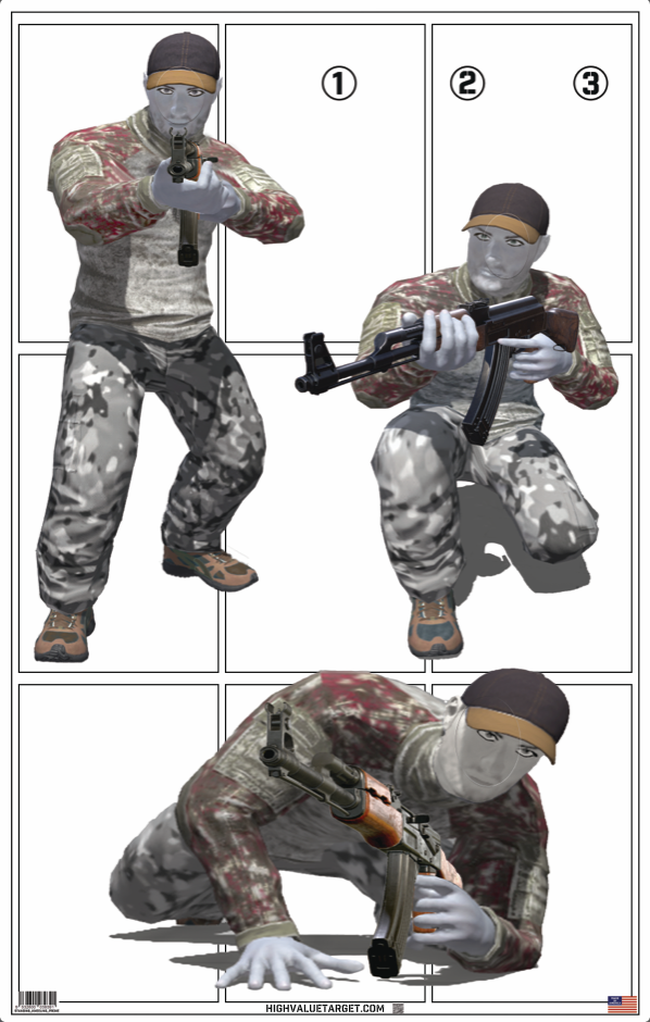 Standing Kneeling Prone