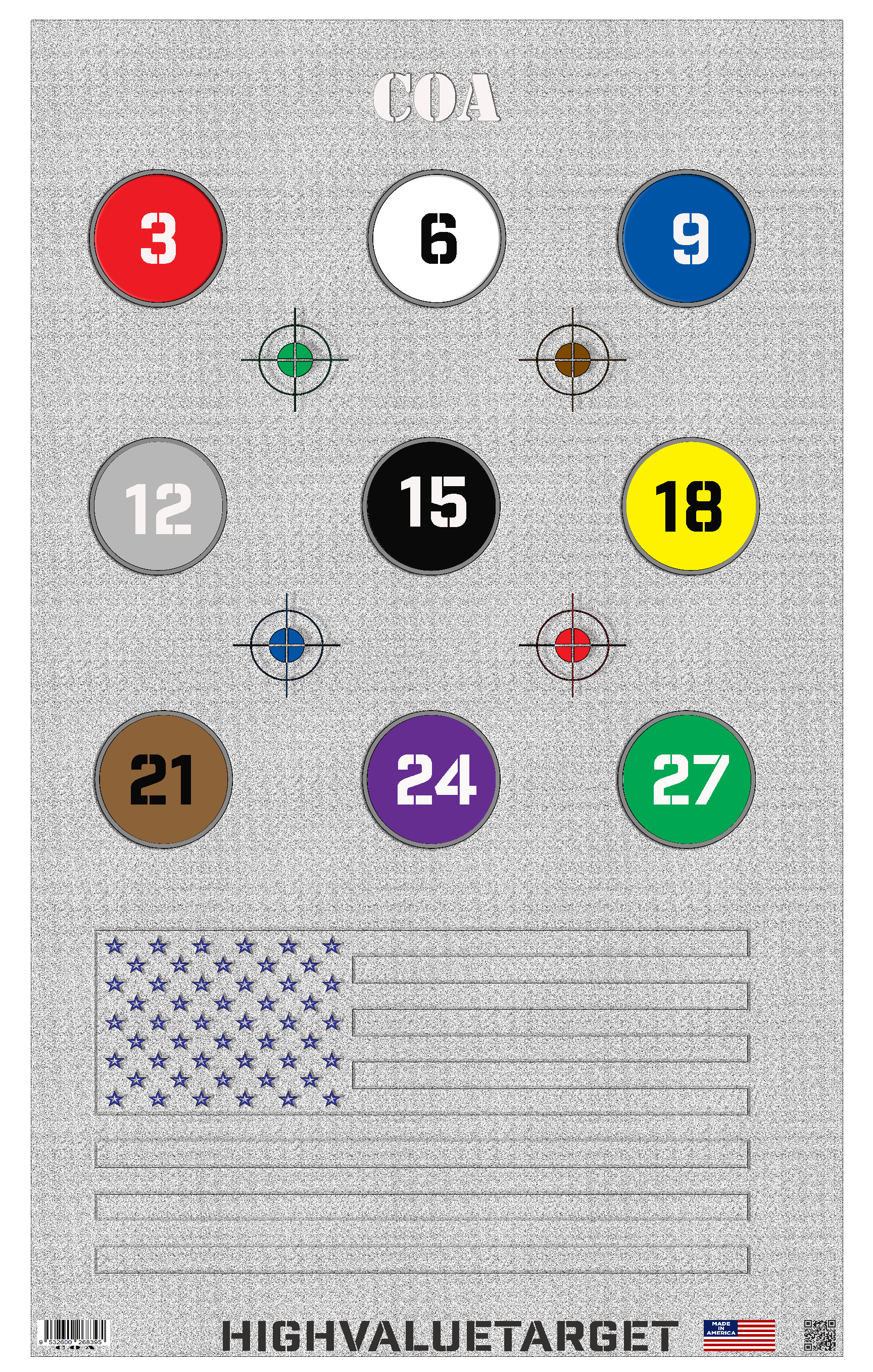 105 Targets, Shooting Drills